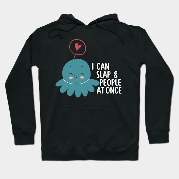 Funny Slapping Octopus Hoodie by yassinebd